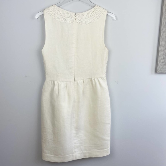 3.1 PHILLIP LIM Ivory Silk Ribbon Lace Linen Wedding Dress size 2 - Picture 4 of 6